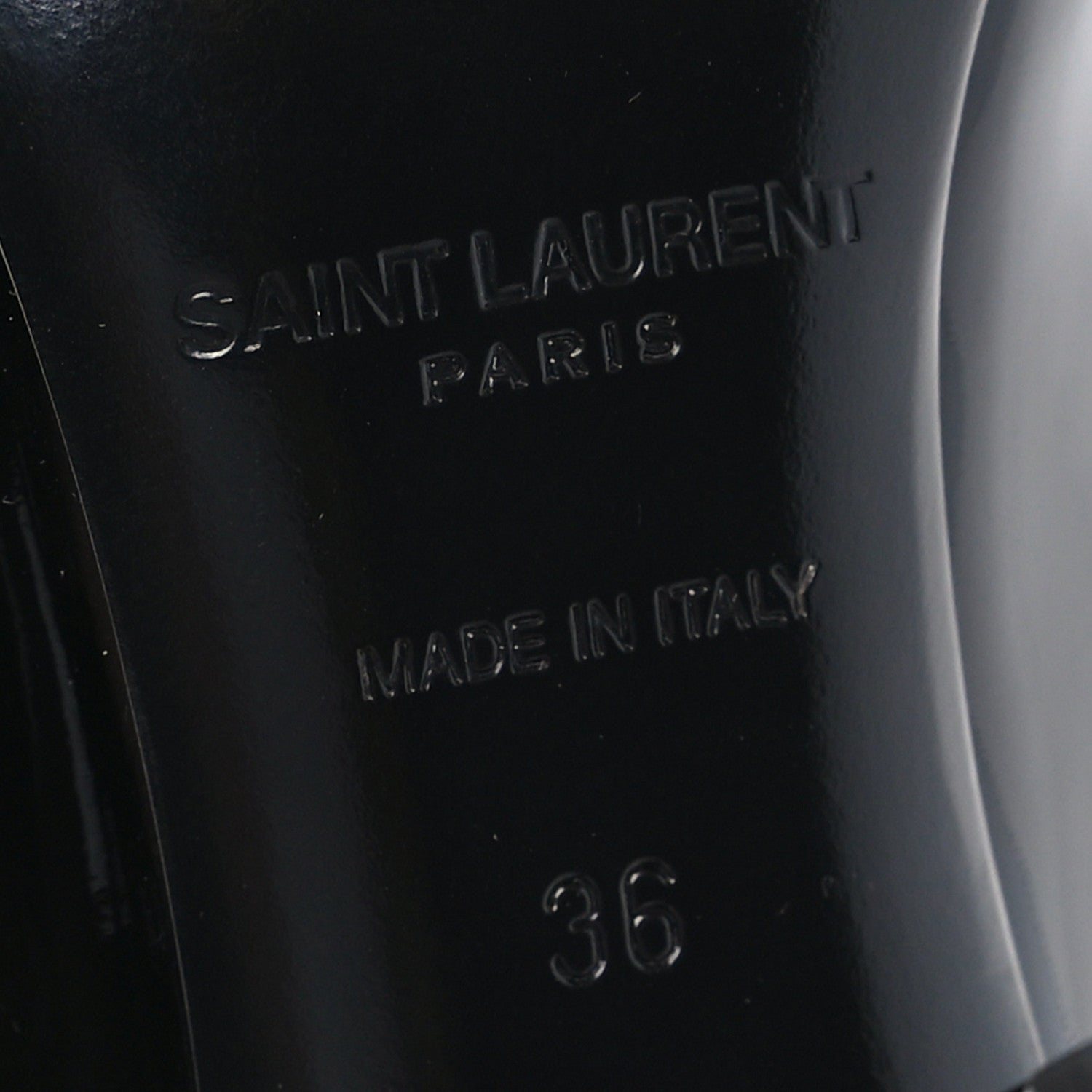 Saint Laurent Patent Opyum 85 Pumps Black 36 Black 7 of 10