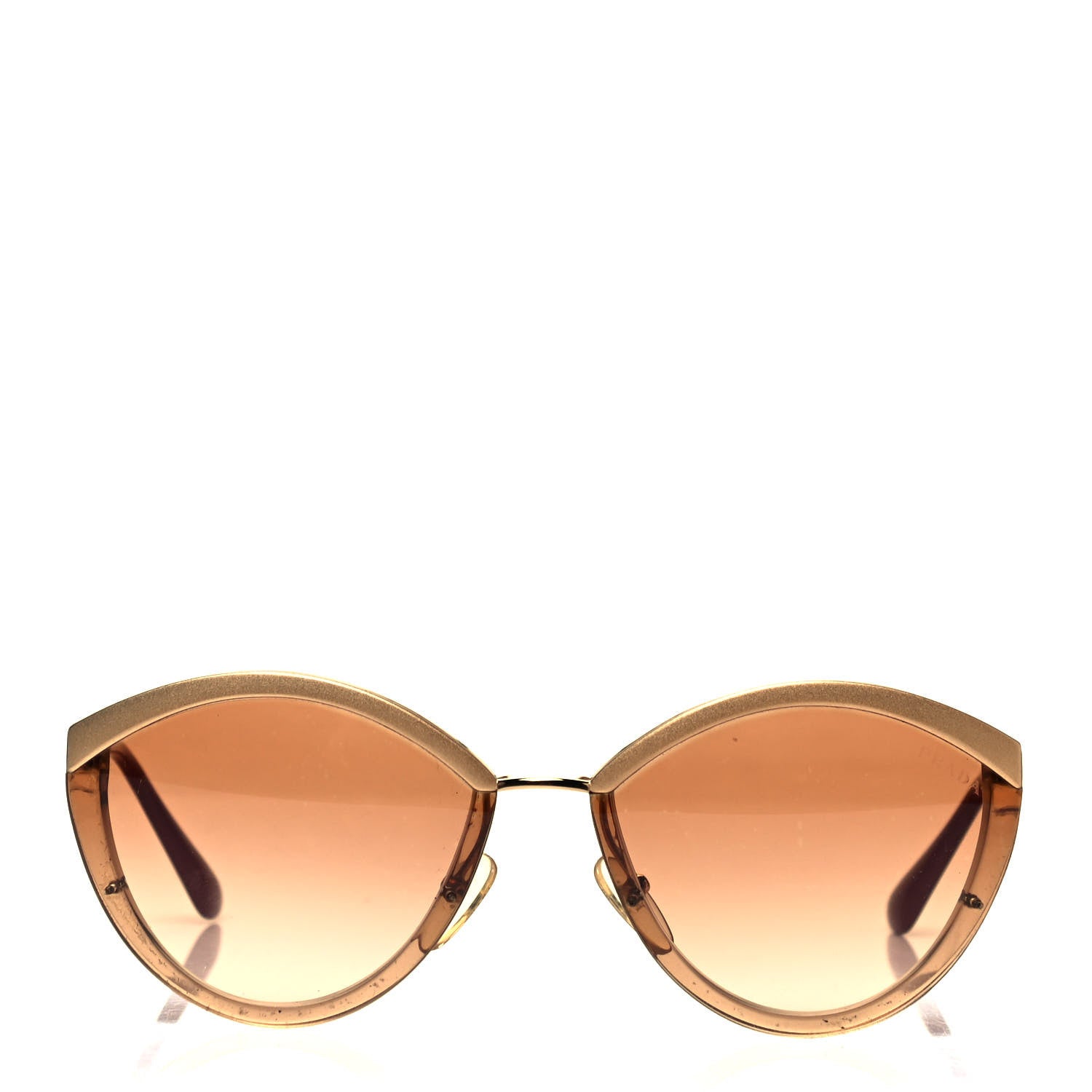 Prada Cinema Sunglasses SPR07U Gold 2 of 6