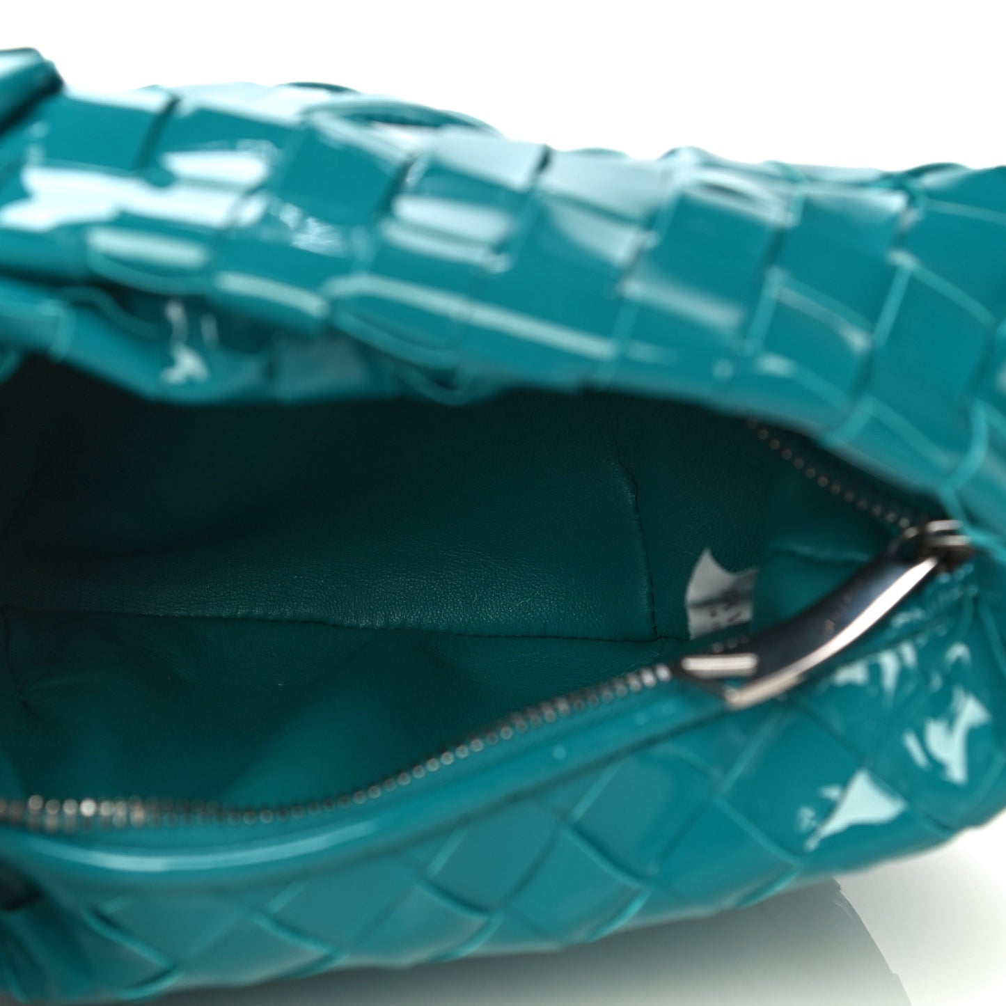 Patent Nappa Intrecciato Mini Jodie Blaster