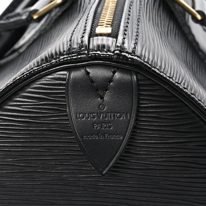 Louis Vuitton Epi Speedy 30 Black 7 of 14