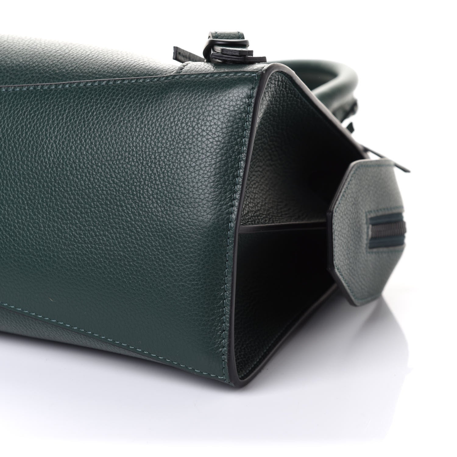 Balenciaga Grained Calfskin Neo Classic Matte Black Hardware S City Forest Green 10 of 10