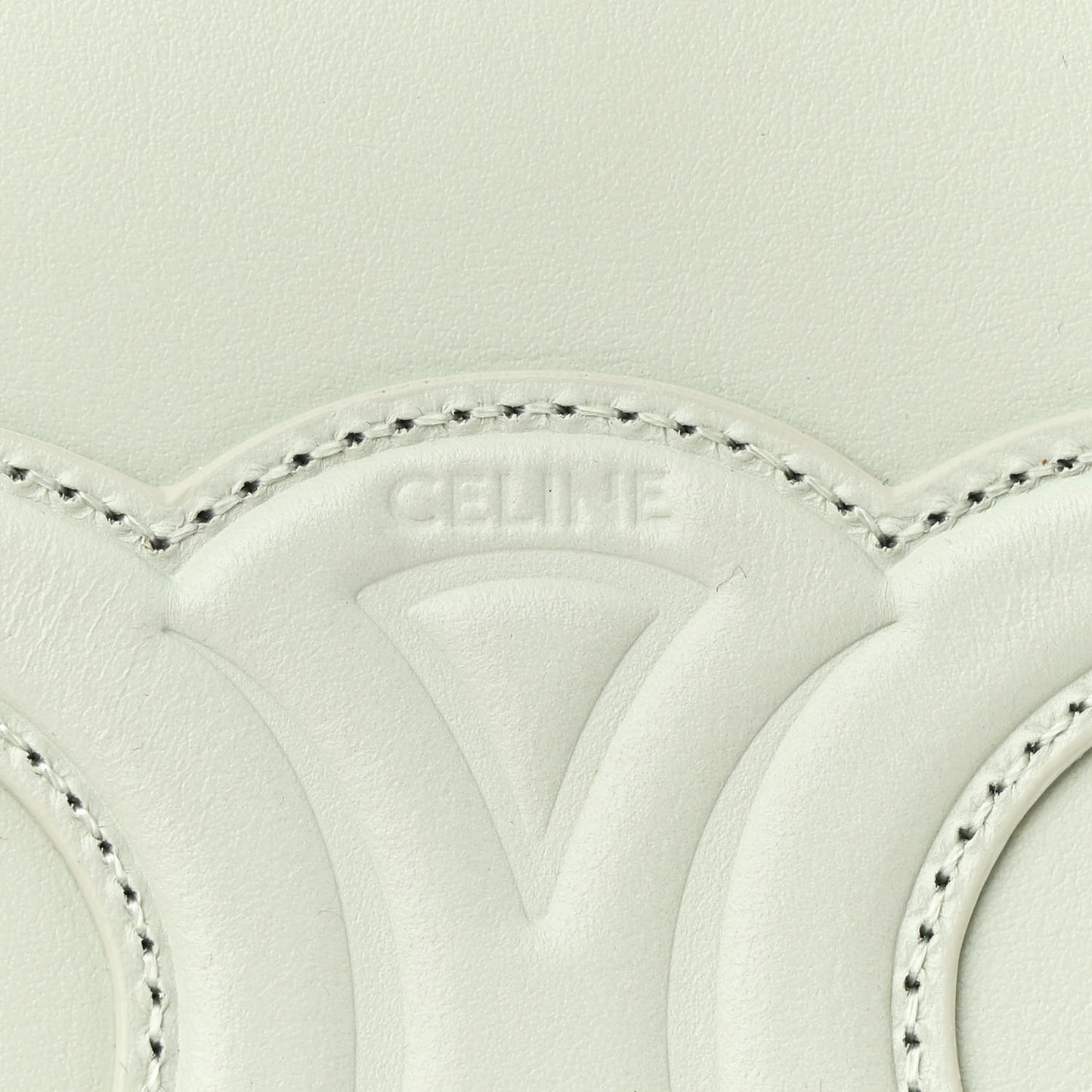 Smooth Calfskin Mini Cuir Triomphe Bucket Bag Jade