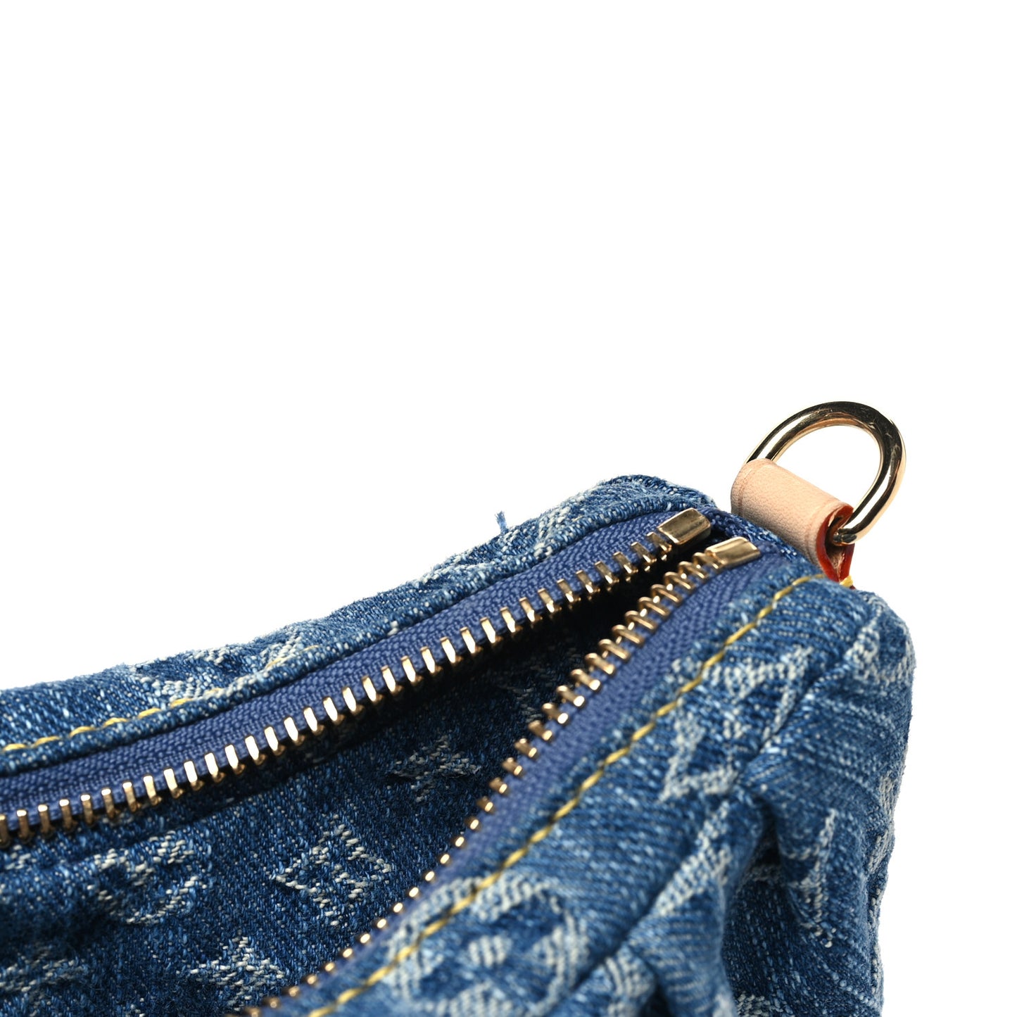 Monogram Denim Pochette Valley Blue