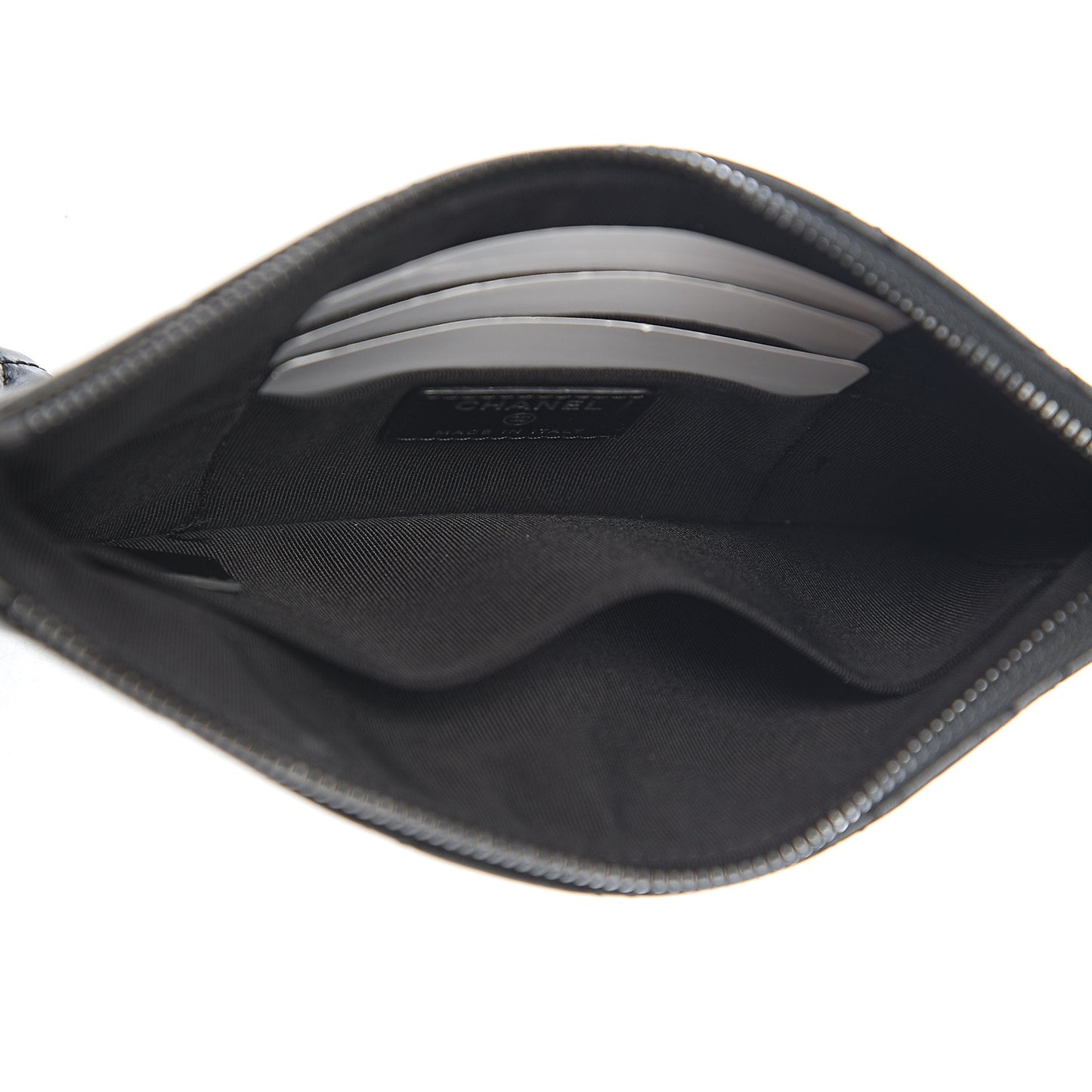 Aged Calfskin Quilted Medium Reissue Cosmetic Case So Black