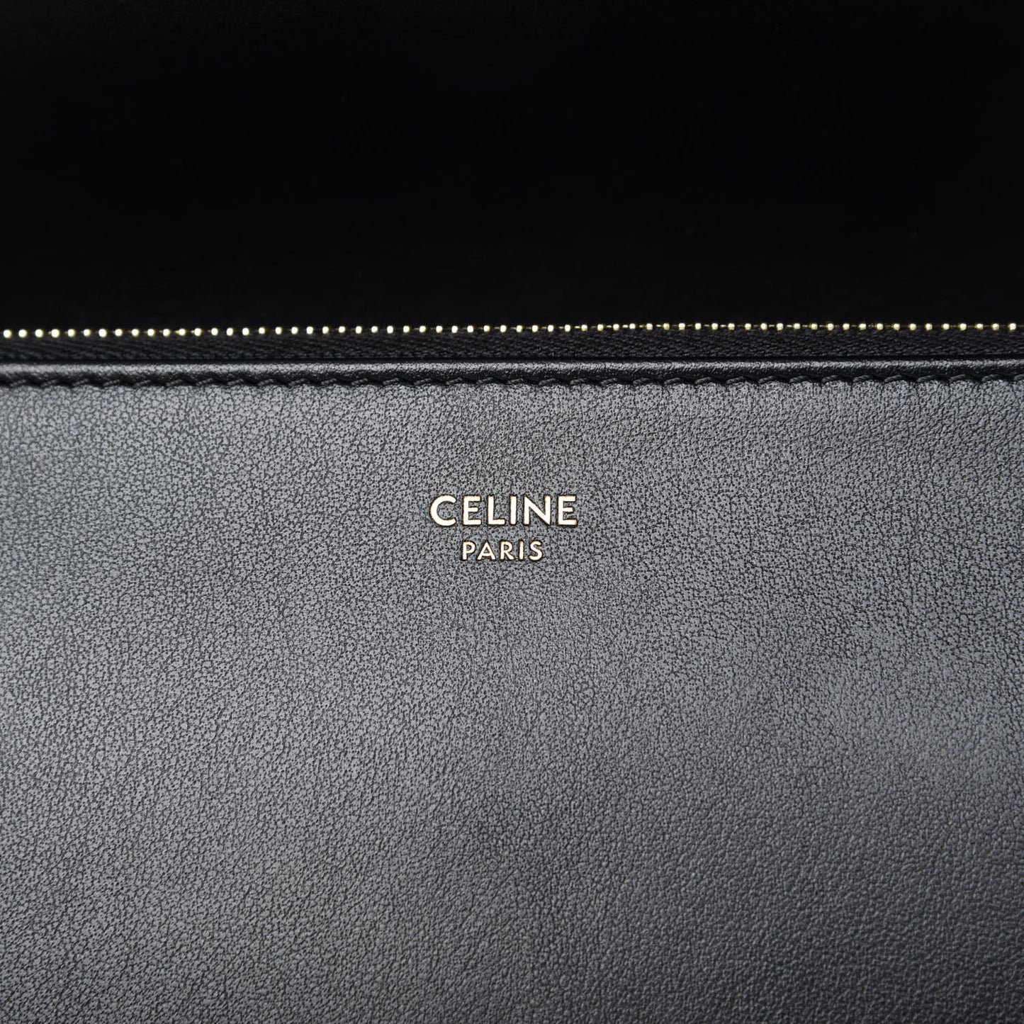 Smooth Calfskin Tassel Belt Bag Black
