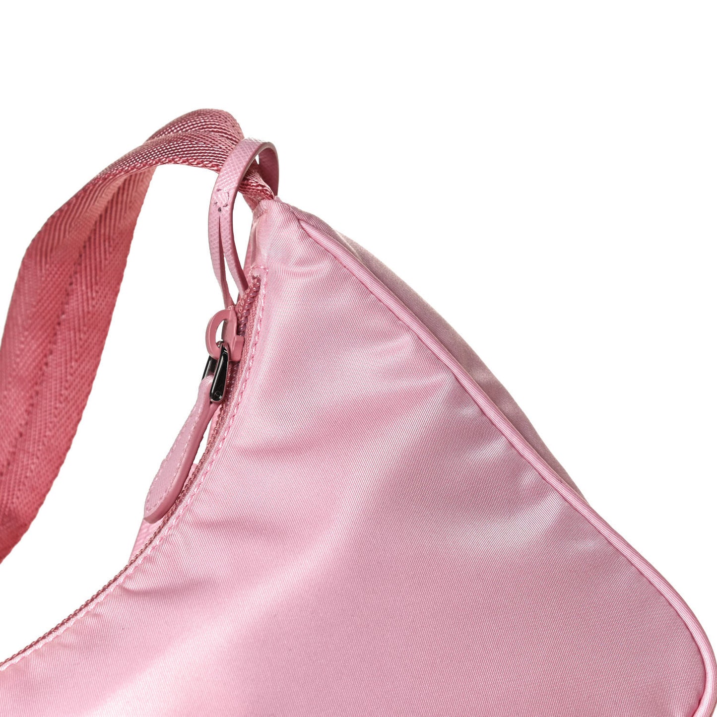 Tessuto Nylon Saffiano Mini Re-Edition 2000 Bag Rosa