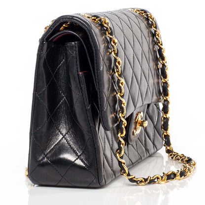 Chanel Lambskin Medium Double Flap Black 3 of 10
