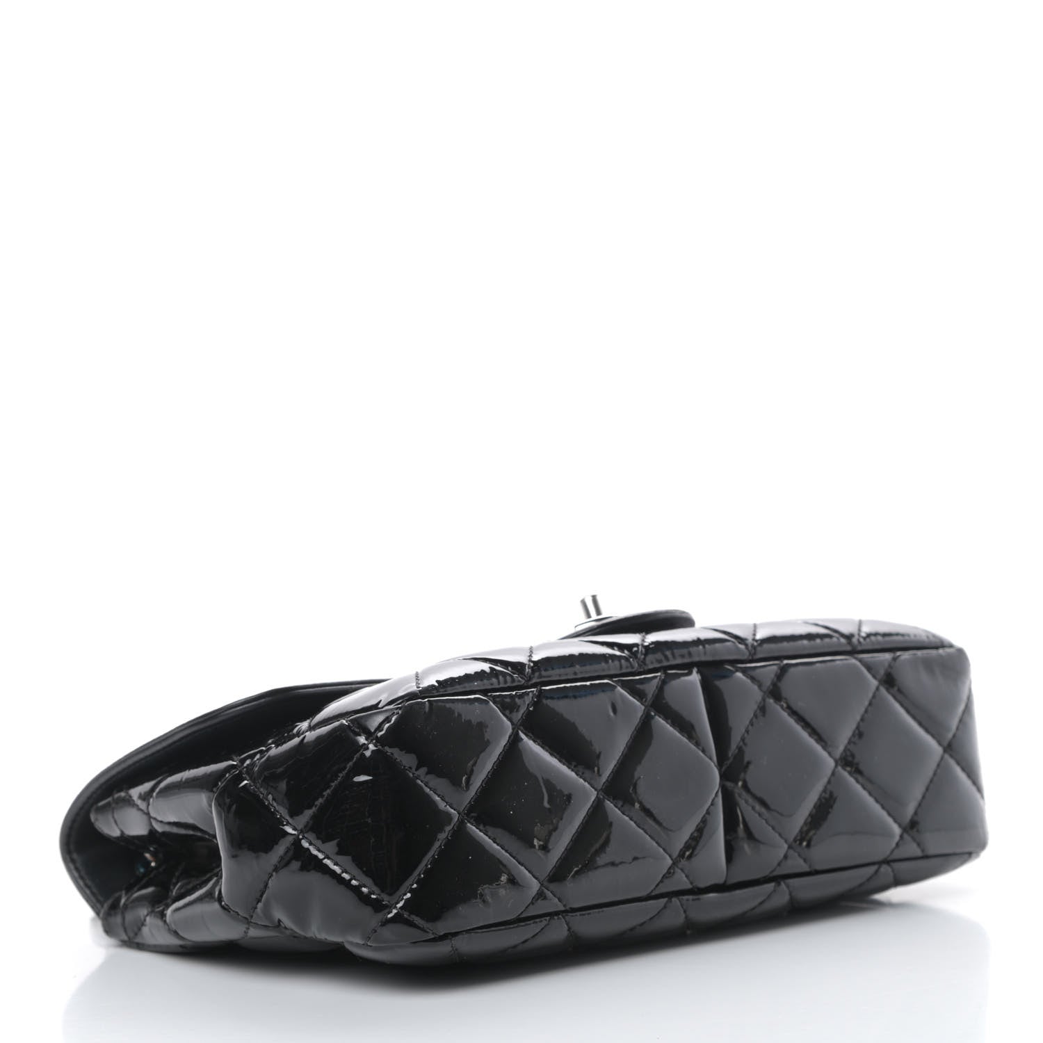 Chanel Patent Quilted Small Coco Shine Flap Black 4 of 15