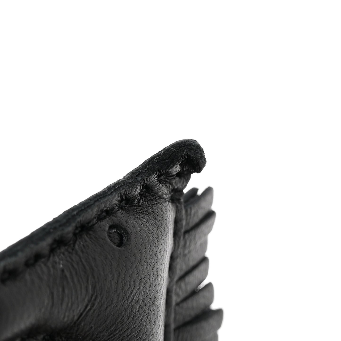 Milo Lambskin Grigri Rodeo Horse Bag Charm PM So Black