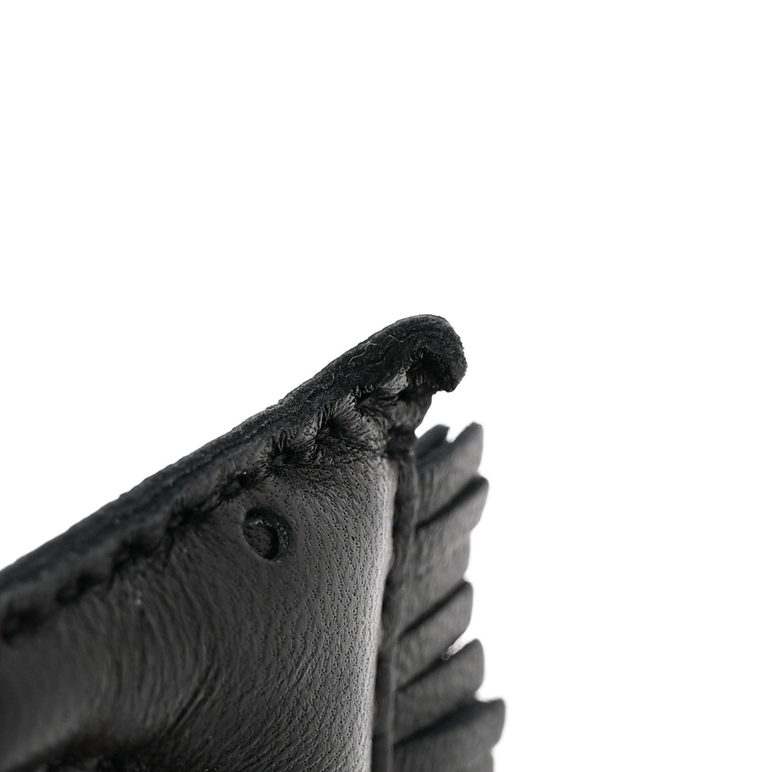Hermes Milo Lambskin Grigri Rodeo Horse Bag Charm PM So Black 5 of 5