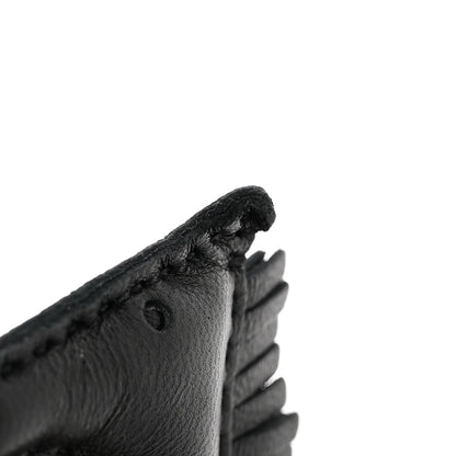 Hermes Milo Lambskin Grigri Rodeo Horse Bag Charm PM So Black 5 of 5