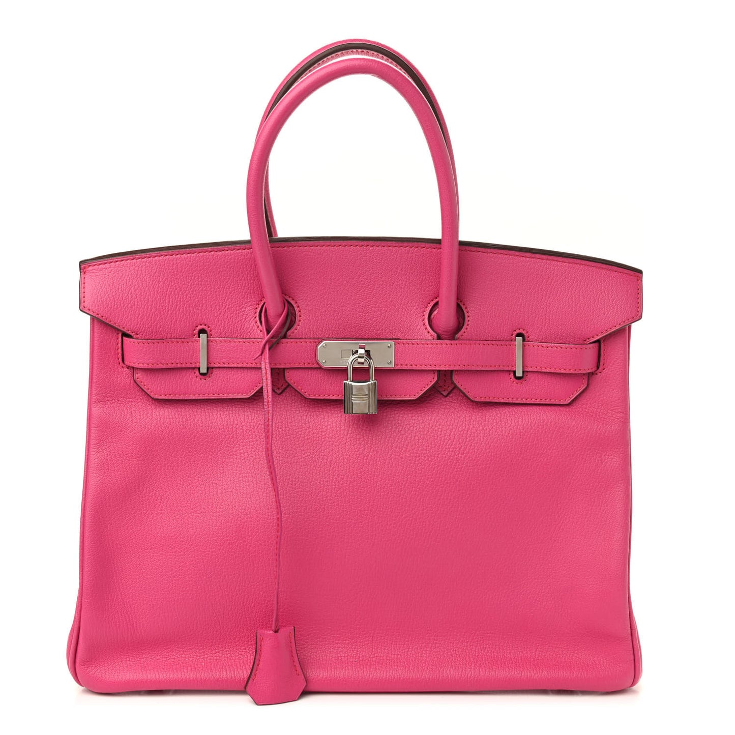 Chevre Mysore Horseshoe Birkin 35 Rose Shocking Orange