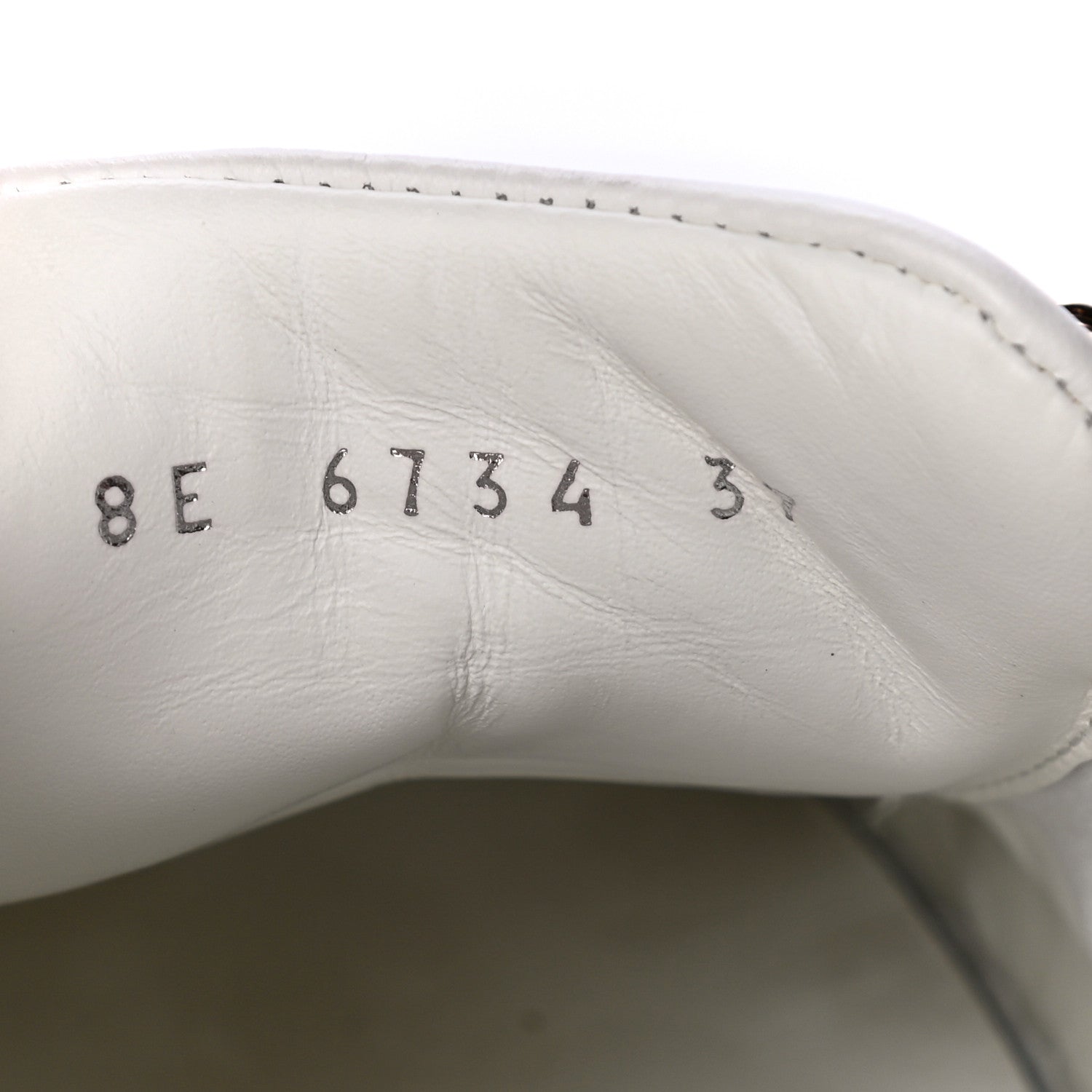 Fendi Vitello FF Embossed Womens Slip On Sneakers 37 Ultra White Maya Black 11 of 14