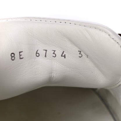 Fendi Vitello FF Embossed Womens Slip On Sneakers 37 Ultra White Maya Black 11 of 14