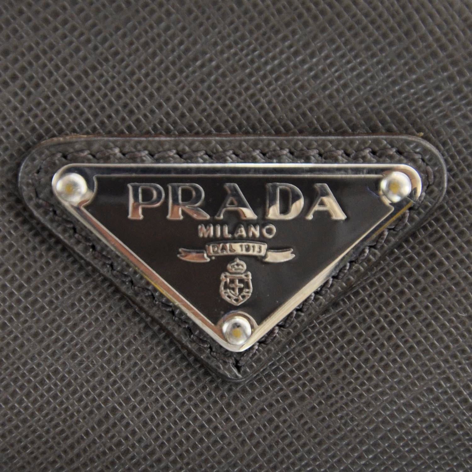 Prada Saffiano Briefcase Grey 7 of 11