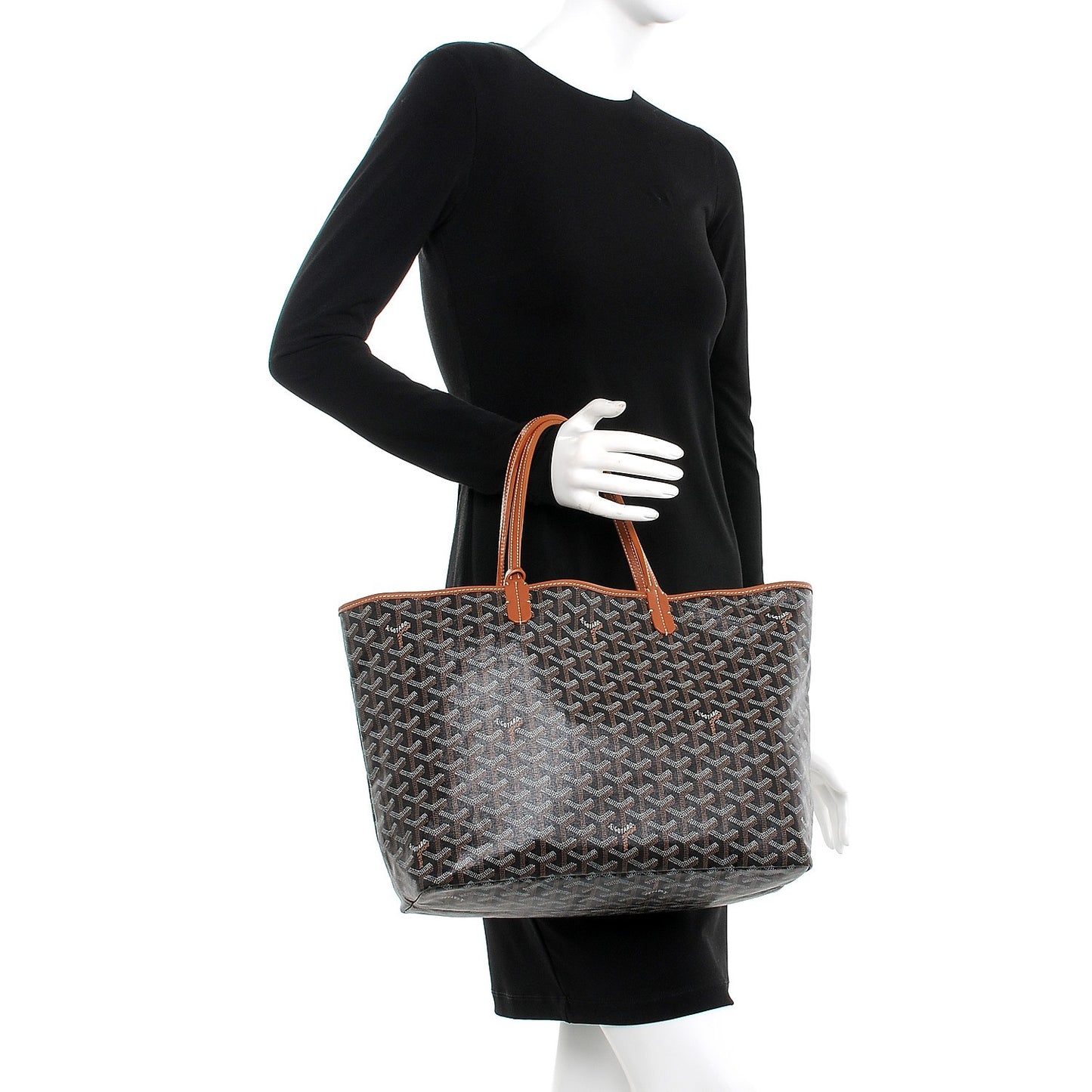 Goyardine Saint Louis PM Black Gold