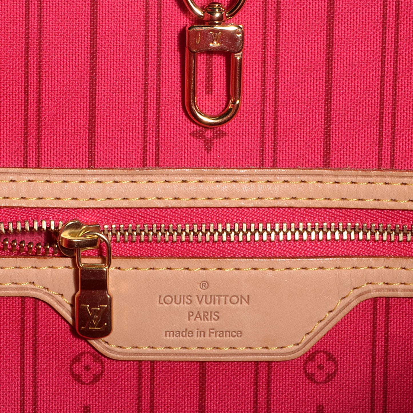 Monogram My LV Heritage Neverfull GM Fuchsia Blue Clair