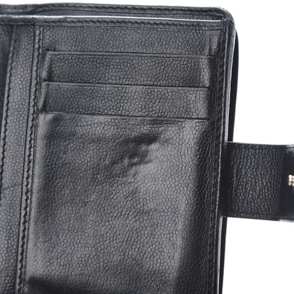 Chanel Caviar Sevruga French Compact Wallet Black 11 of 15