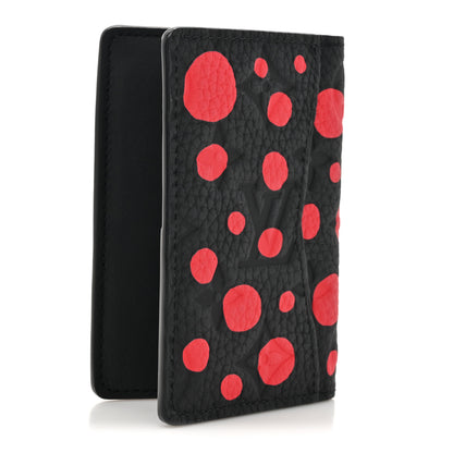 Louis Vuitton LV X YK Empreinte Pocket Organizer Black Red 3 of 9