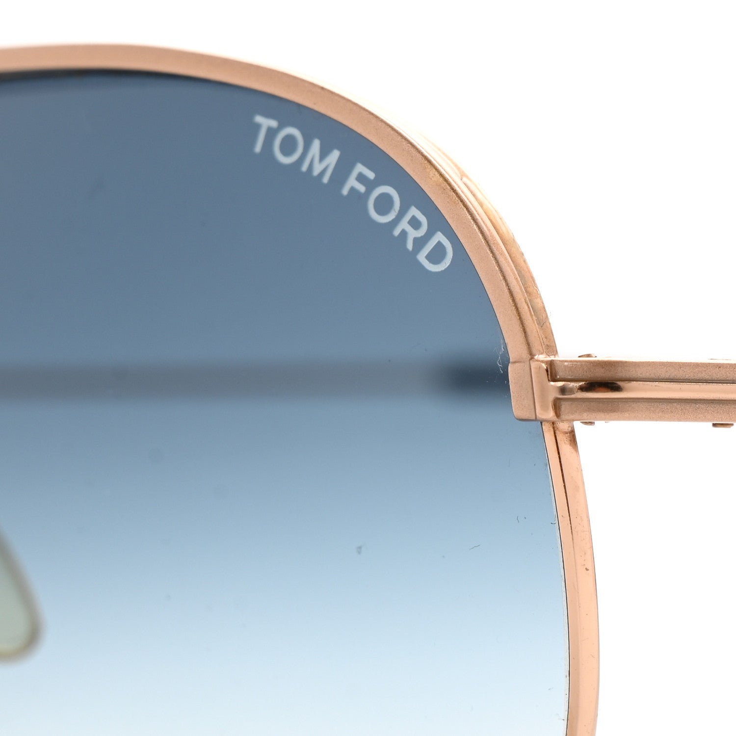 Tom Ford Aviator Erin Sunglasses TF466 Gold 7 of 8