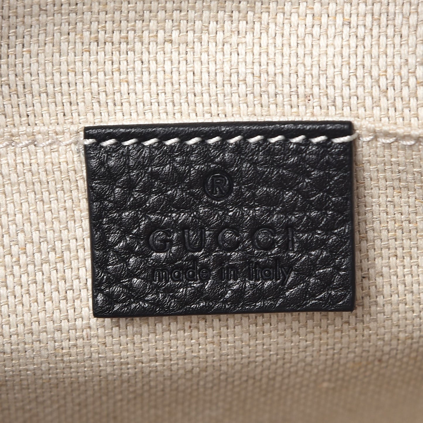 Pebbled Calfskin Small Soho Disco Bag Black
