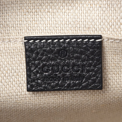 Gucci Pebbled Calfskin Small Soho Disco Bag Black 6 of 7
