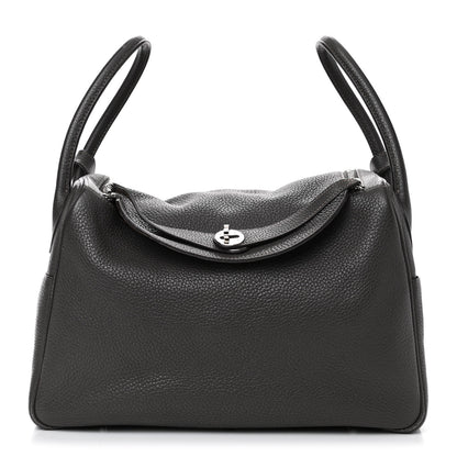 Hermes Taurillon Clemence Eclat Lindy 34 Graphite Etoupe 1 of 4
