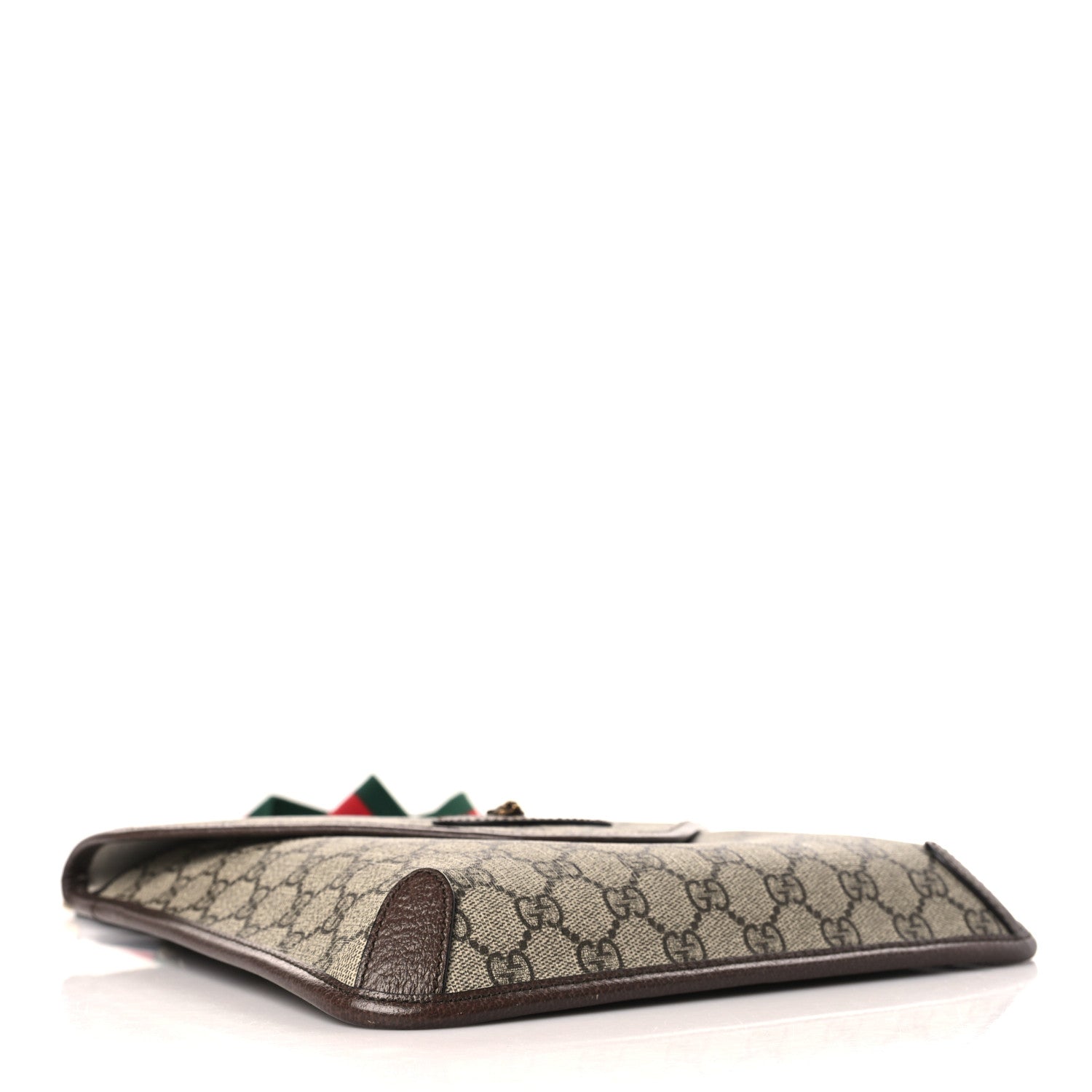 Gucci GG Supreme Monogram Web Medium Neo Vintage Flap Messenger Bag Beige New Acero 4 of 10