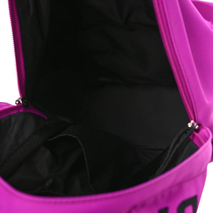 Balenciaga Sport Nylon Logo Embroidered S Wheel Backpack Fuchsia Black 5 of 8