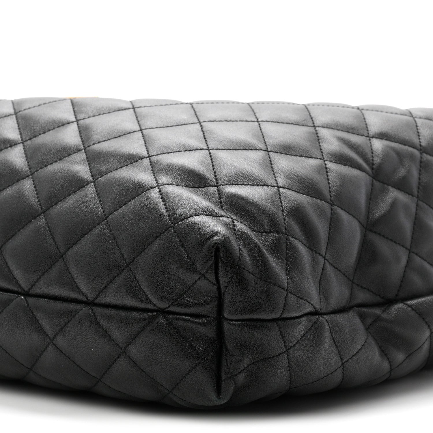 Saint Laurent Lambskin Quilted Maxi Icare Shopping Tote Black 11 of 11