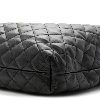 Saint Laurent Lambskin Quilted Maxi Icare Shopping Tote Black 11 of 11