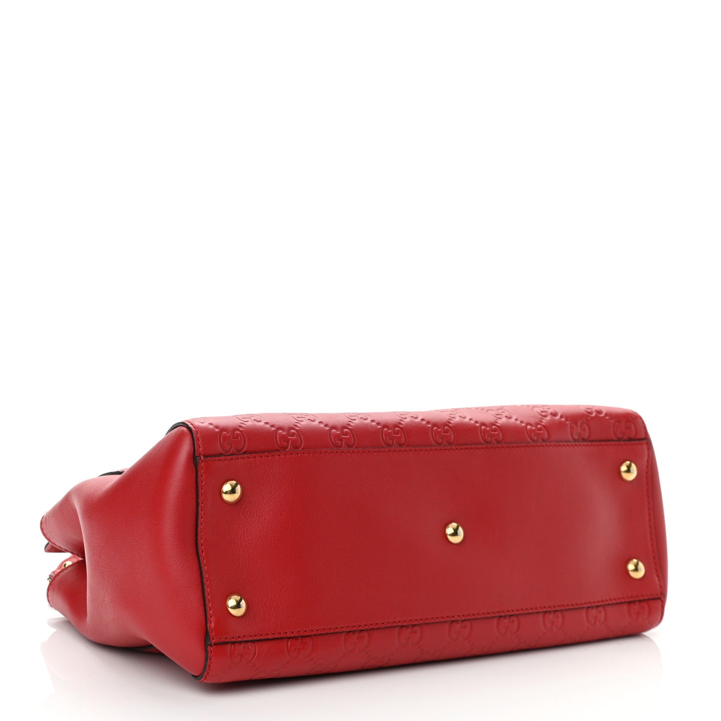 Guccissima Signature Medium Shoulder Tote Bag Red