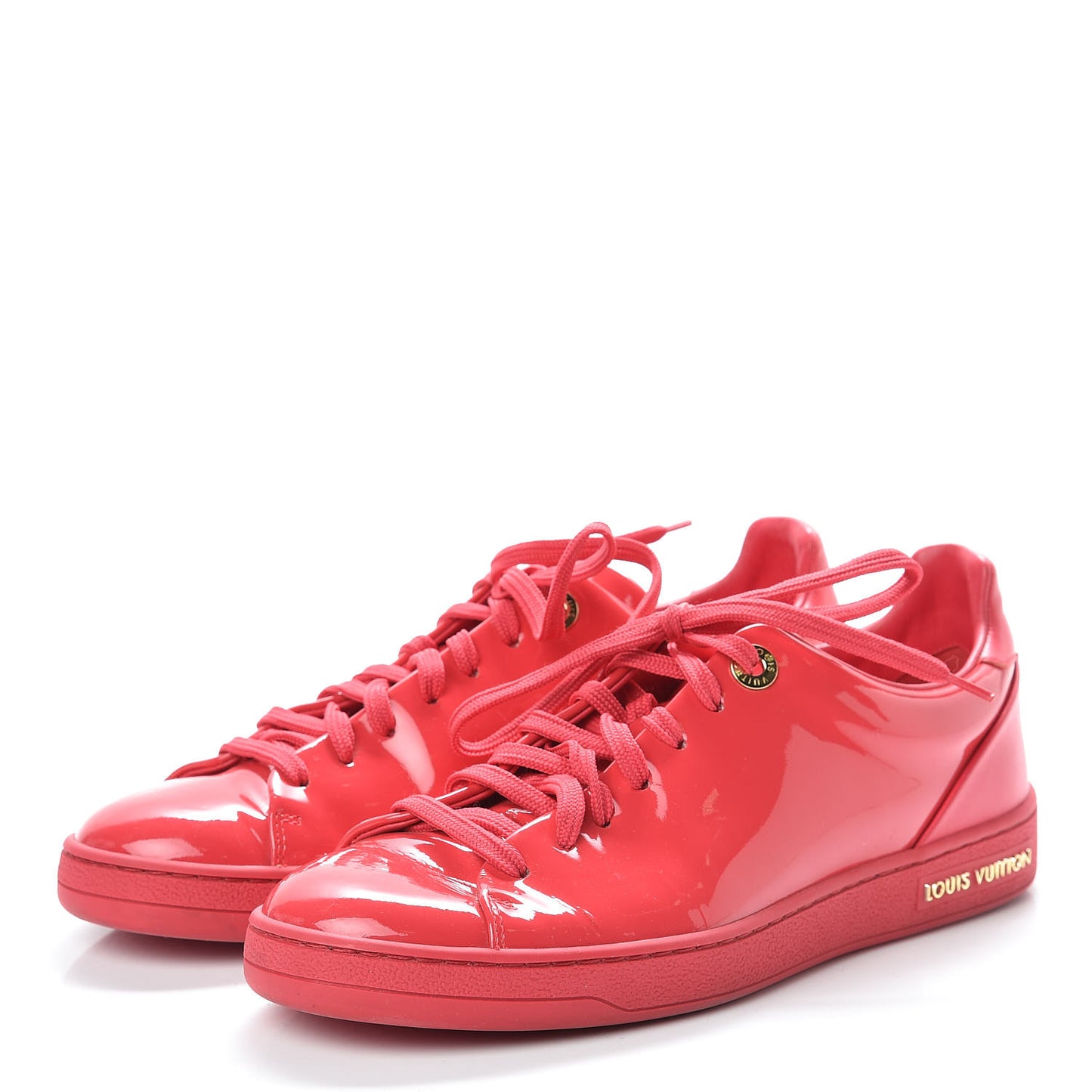 Patent Calfskin Frontrow Sneakers 36 Framboise