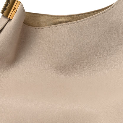 Louis Vuitton Grained Calfskin Low Key Hobo MM Limestone 15 of 19