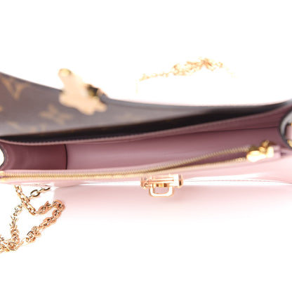 Louis Vuitton Patent Calfskin Monogram Cherrywood Chain Wallet Rose Ballerine 5 of 9