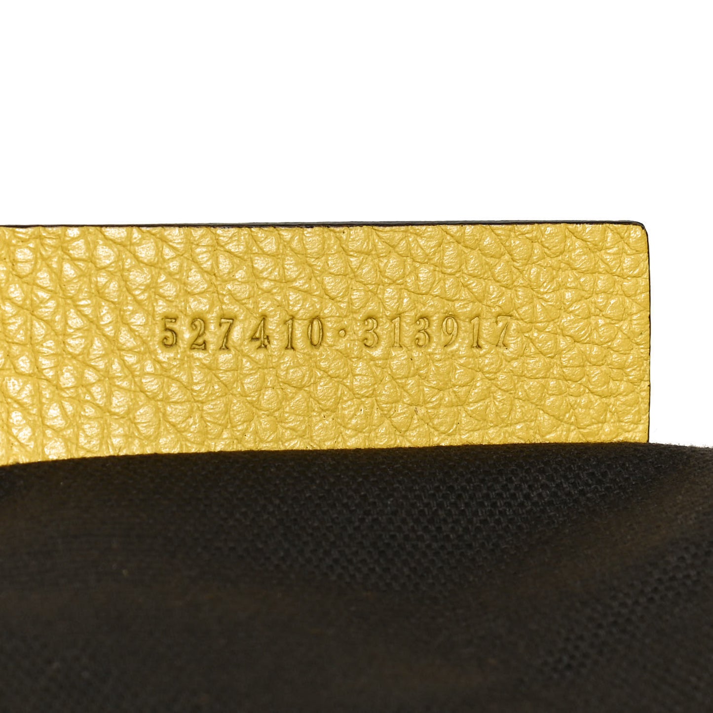 Grainy Calfskin Padlock Skull Clutch Yellow