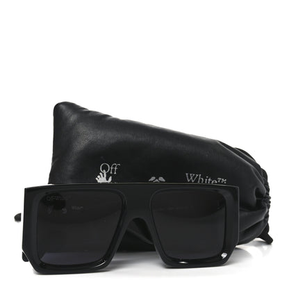 Off-White Acetate Square Tropez Sunglasses OERI007 Black 7 of 7