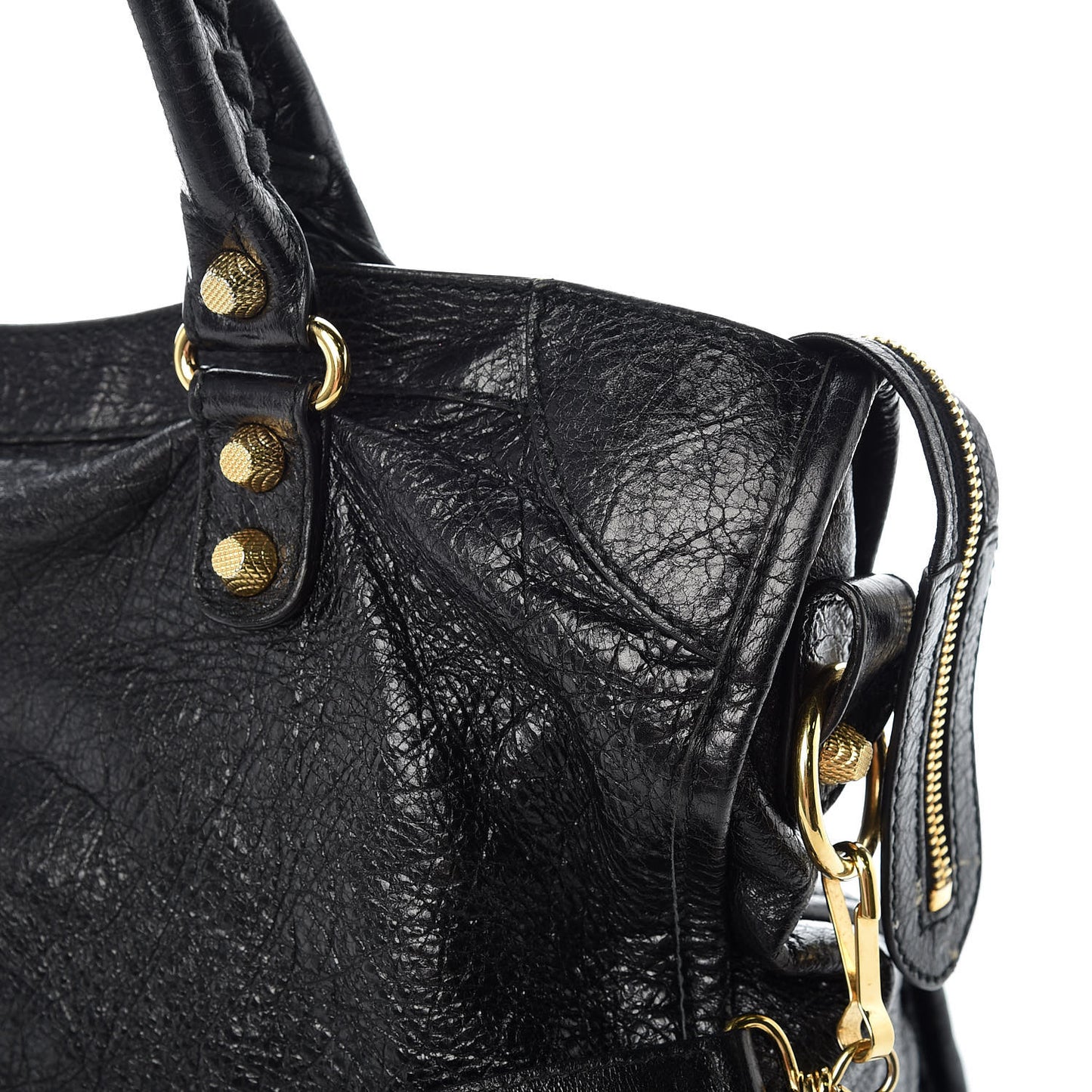 Agneau Giant 12 Gold Hardware City Black