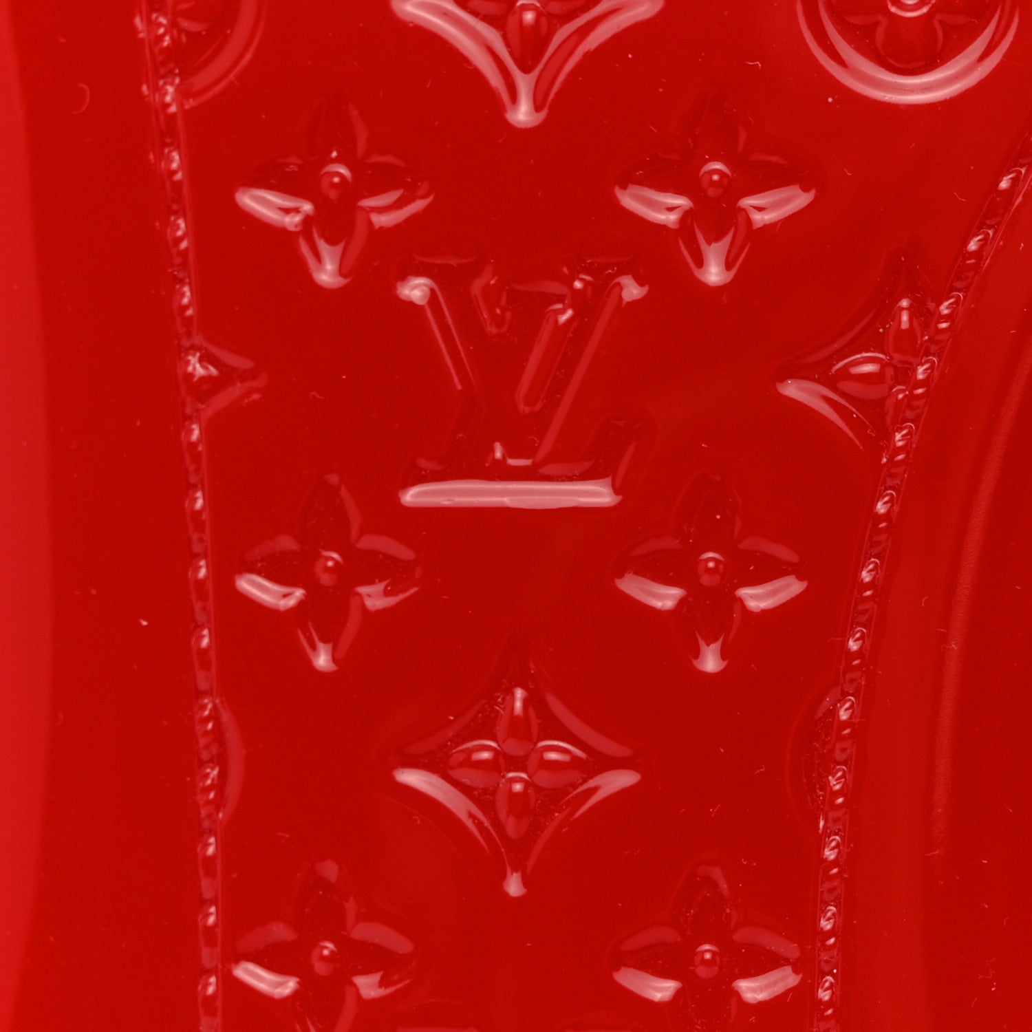 Louis Vuitton Rubber Bikini Thong Flat Sandals 38 Red 7 of 7