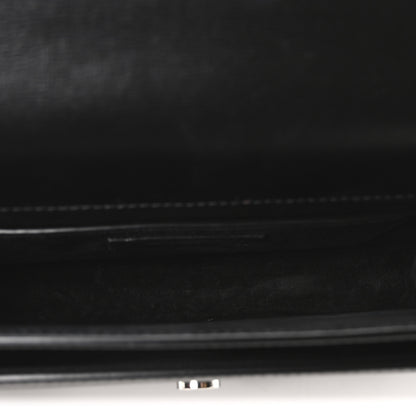 Saint Laurent Smooth Calfskin Medium Monogram Sunset Satchel Black 5 of 10