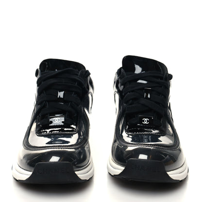 Chanel Calfskin Patent Transparent Sneakers 36 Black 2 of 7