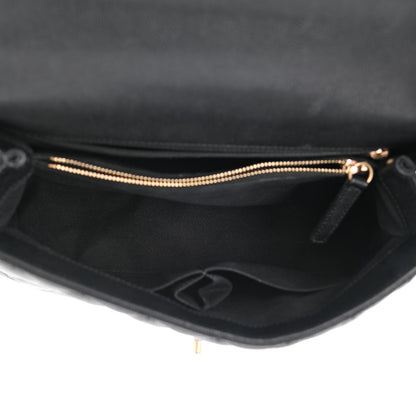 Chanel Caviar Lizard Quilted Small Coco Handle Flap Black 5 of 11