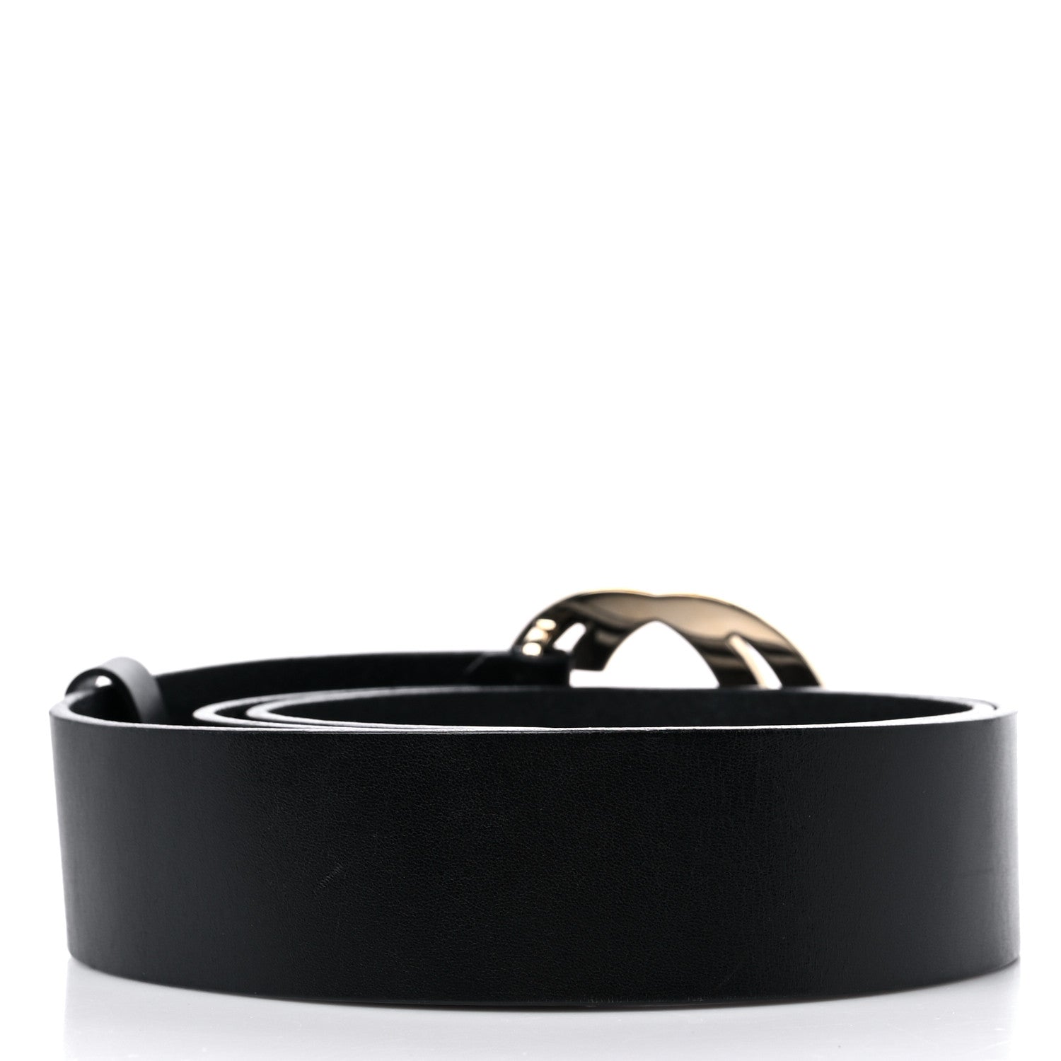 Gucci Calfskin Interlocking G Belt 95 38 Black 2 of 7