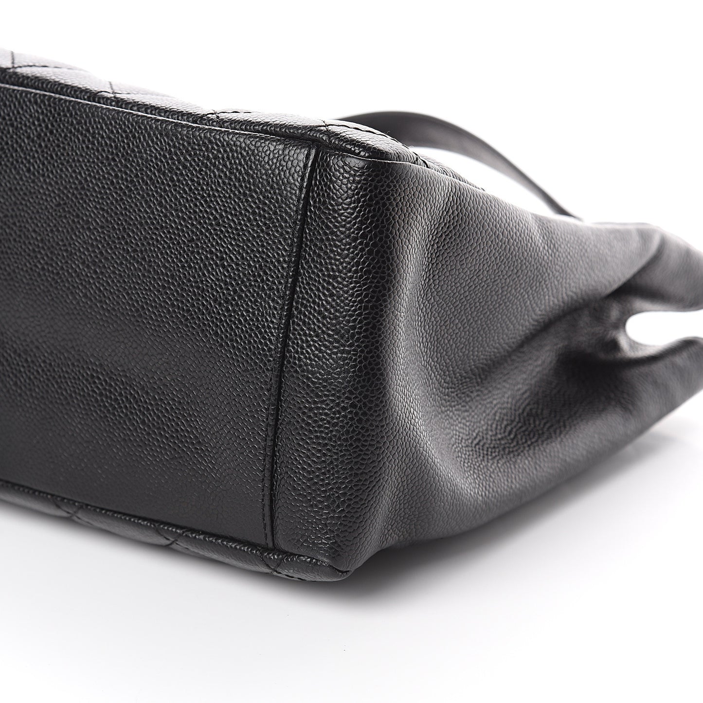 Caviar Quilted Grand Shopping Tote GST Black