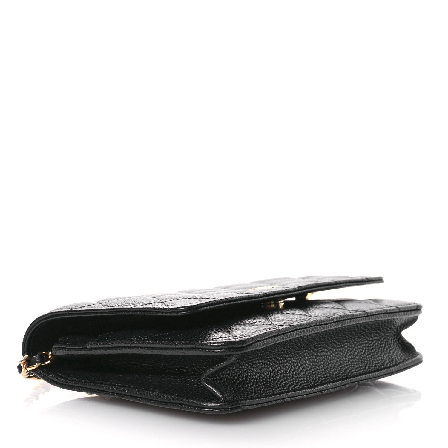 Chanel Caviar Quilted Wallet On Chain WOC Black 4 of 12