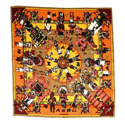 Hermes Silk Kachinas Scarf 140 1 of 10