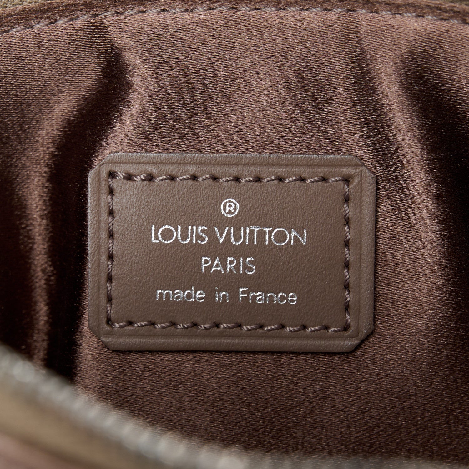 Louis Vuitton Satin Monogram Little Alma Taupe 6 of 9