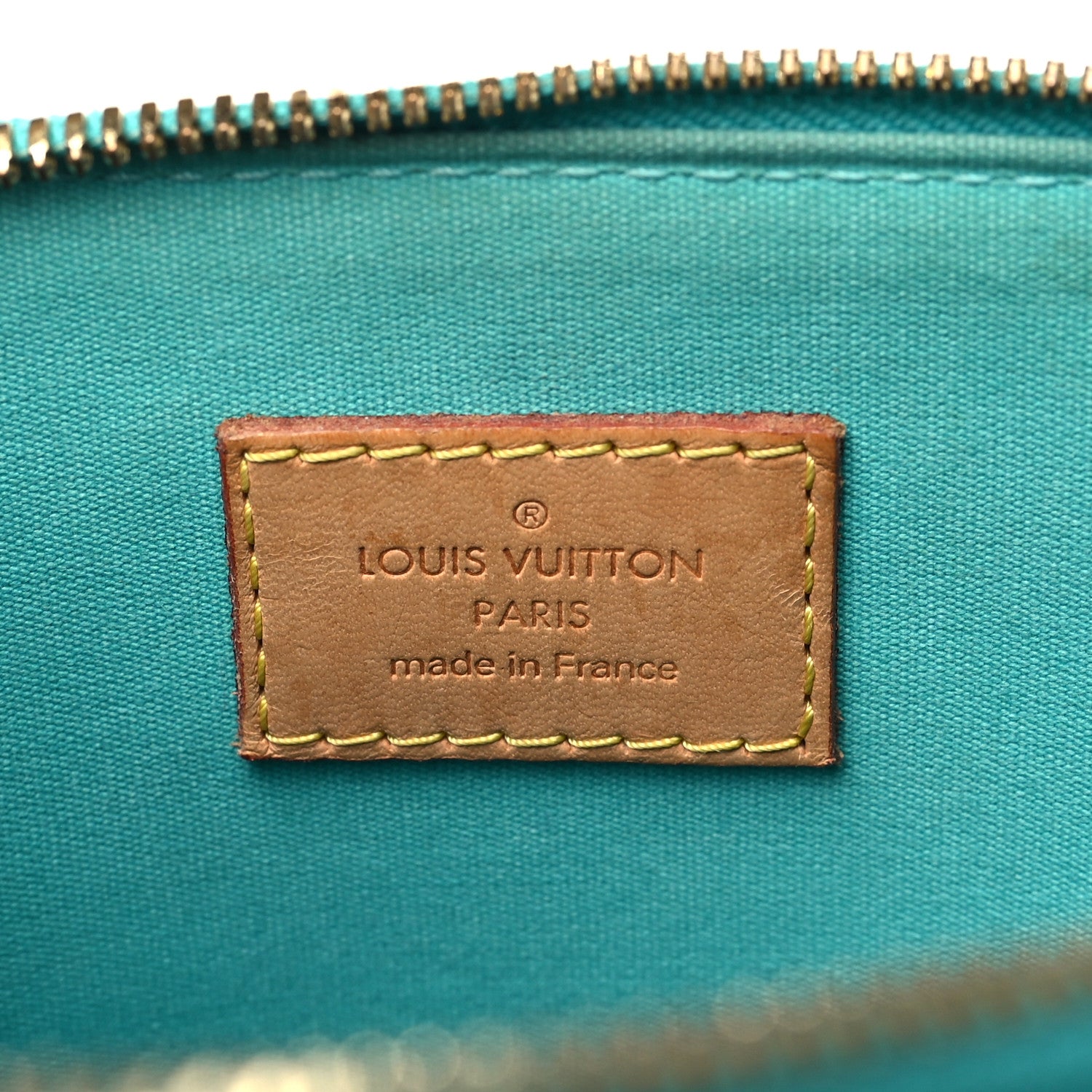 Louis Vuitton Vernis Alma PM Blue Lagon 6 of 10