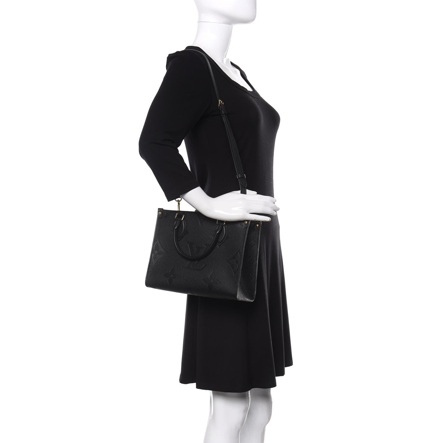 Louis Vuitton Empreinte Monogram Giant Onthego PM Black 2 of 10