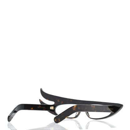 Gucci Acetate Asymmetrical Crystal Sunglasses GG0240S Havanna 4 of 8